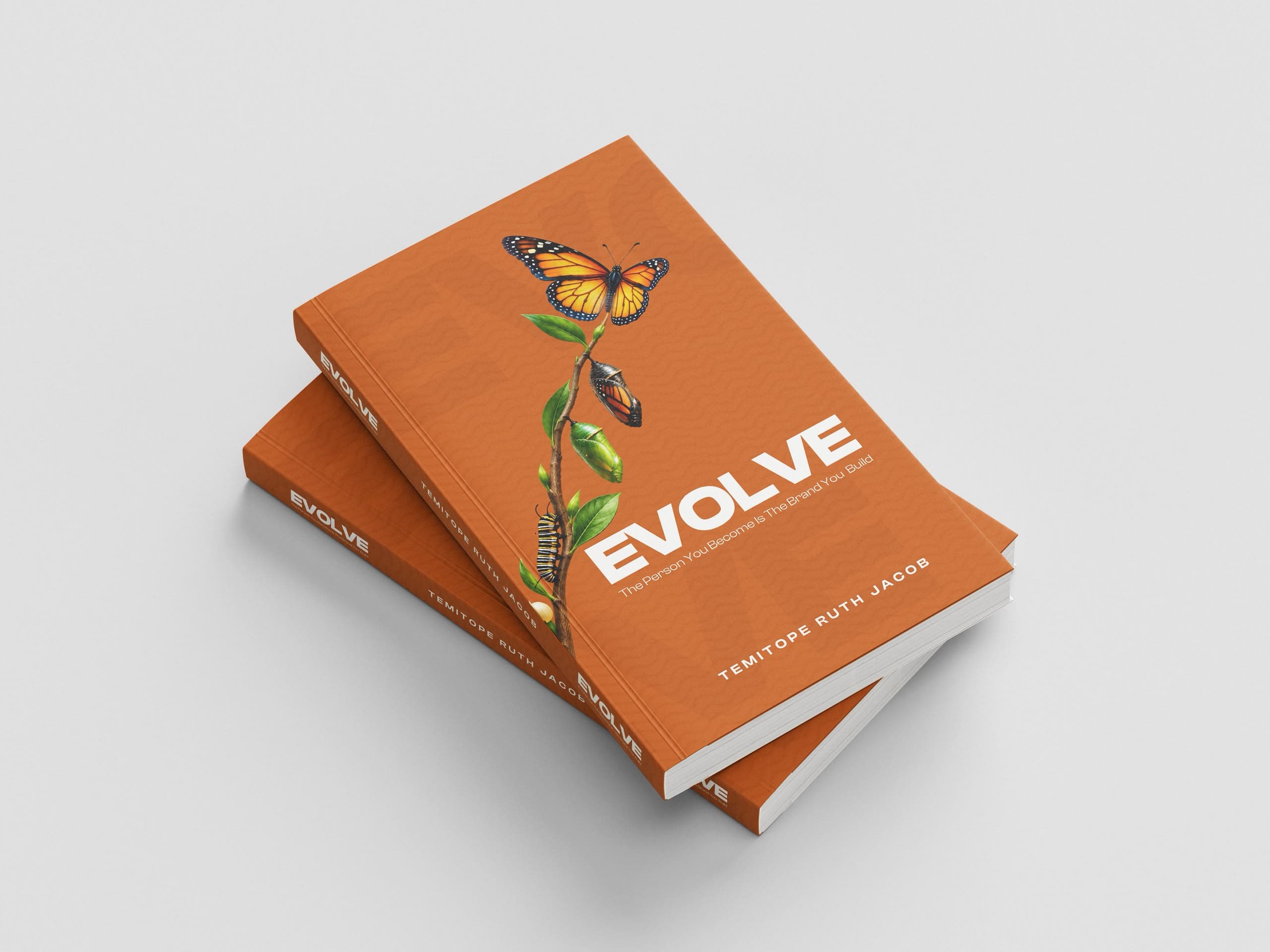 Evolve — two paperbacks stacked